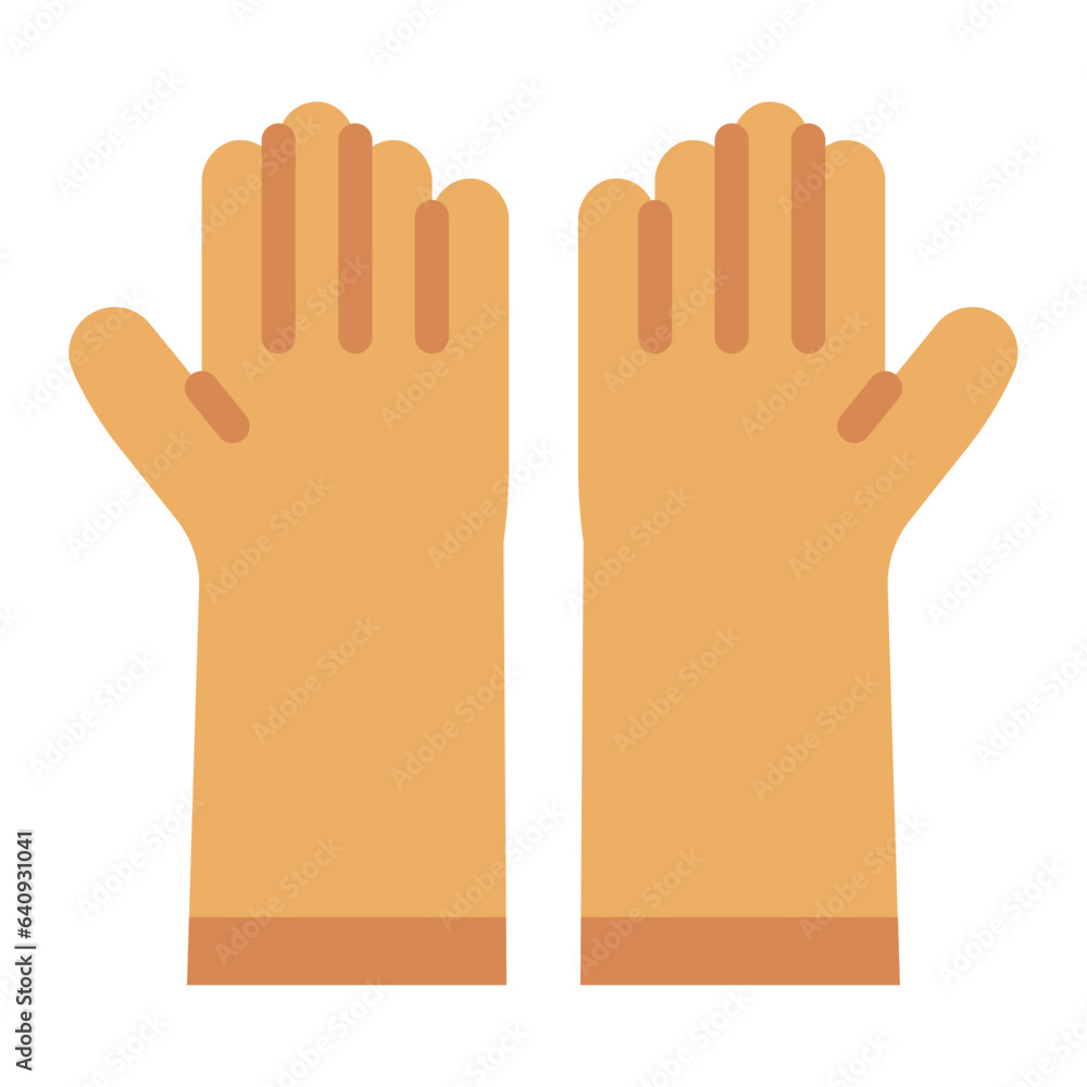 Obraz premium Glove flat icon