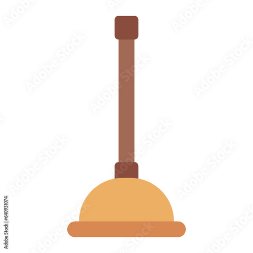 Plunger flat icon
