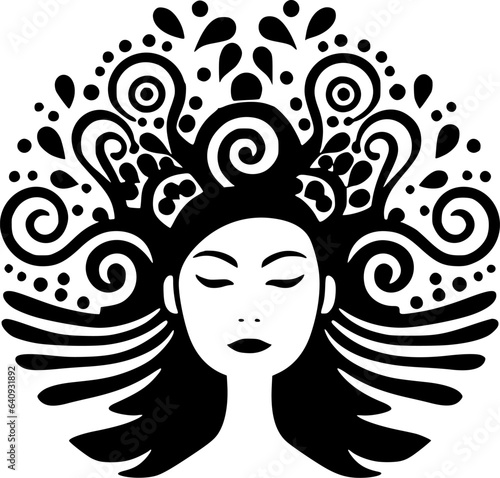 Boho - High Quality Vector Logo - Vector illustration ideal for T-shirt graphic