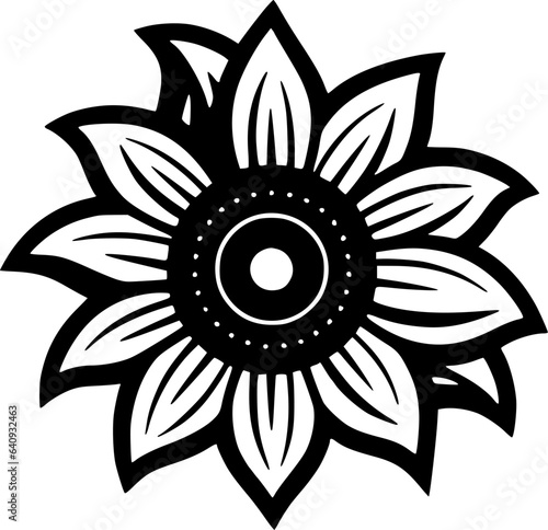 Flower - High Quality Vector Logo - Vector illustration ideal for T-shirt graphic