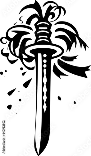 Katana - High Quality Vector Logo - Vector illustration ideal for T-shirt graphic