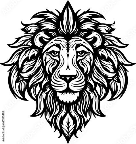 Lion | Minimalist and Simple Silhouette - Vector illustration