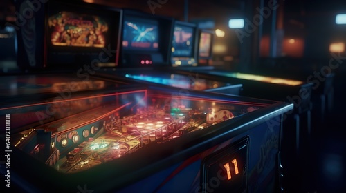 A classic pinball machine (ai) Ai Generate