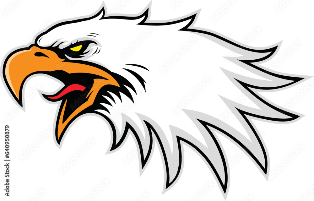 eagle head vector illustration, can be used for mascot, logo, apparel and more eagle head vector illustration, can be used for mascot, logo, apparel and more