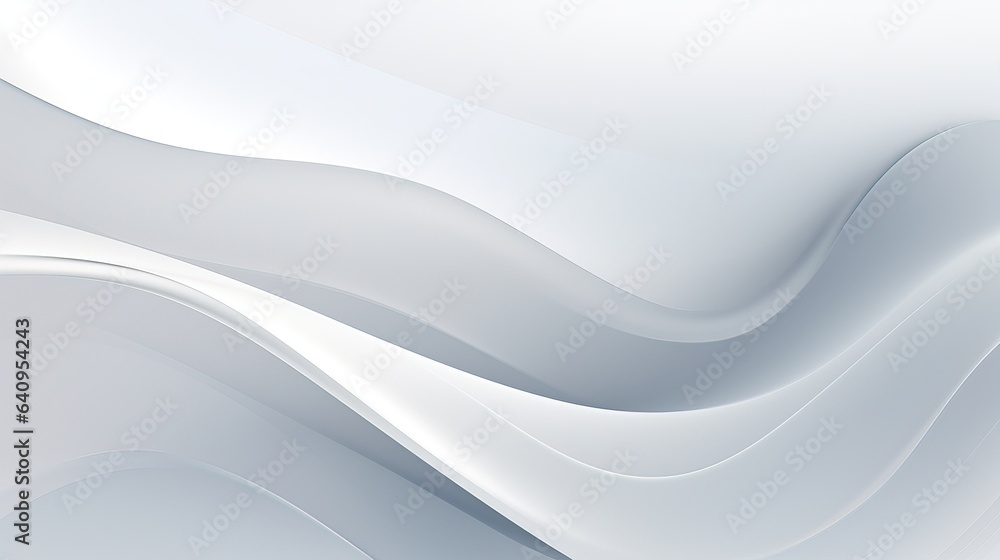 Fototapeta premium Professional Wallpaper for Websites. White Shapes on a Abstract Background.