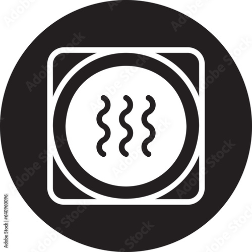 dryer glyph icon
