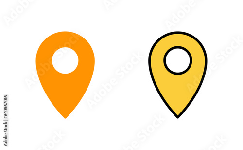 Pin icon set for web and mobile app. Location sign and symbol. destination icon. map pin Free Download Pin icon set for web and mobile app. Location sign and symbol. destination icon. map pin - GFXLoad