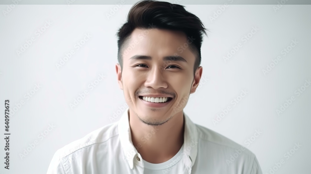 アジア人の若い男性のポートレート・顔
アジア人の若い男性のポートレート・顔