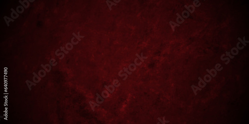 Red stone concrete grunge wall texture and backdrop background anthracite panorama. Panorama dark black and red stone marble slate backdrop vanttege background or texture.