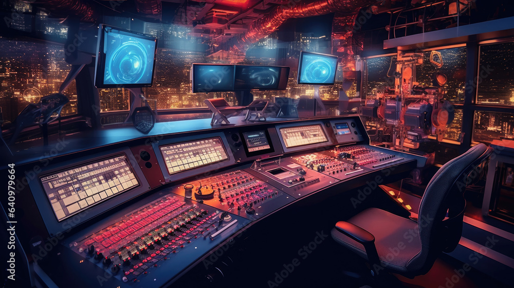 A programmer is operating the latest technology machine A programmer is operating the latest technology machine