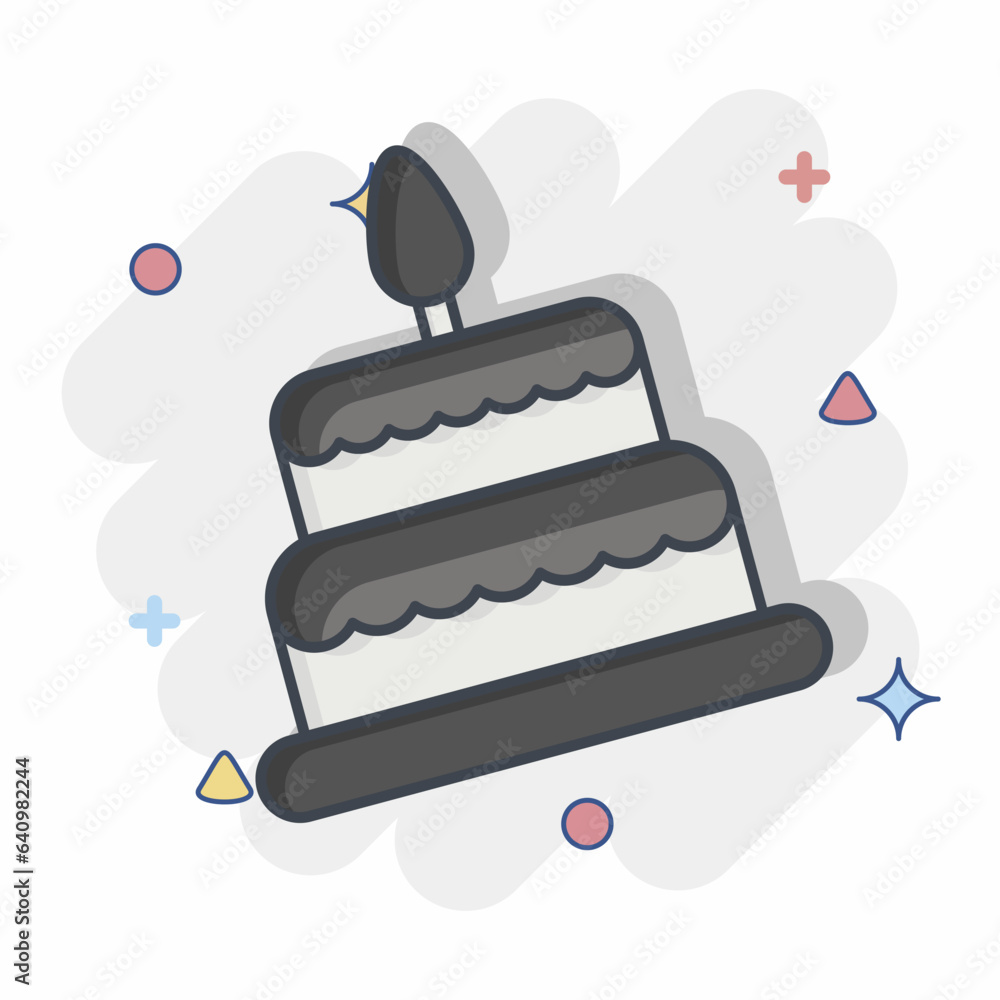 Icon Cake. related to Family symbol. Chalk Style. simple design editable. simple illustration Icon Cake. related to Family symbol. Chalk Style. simple design editable. simple illustration