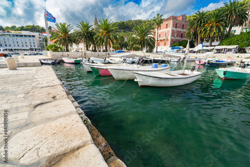Marina of Split, Croatia, largest city of the region of Dalmatia and popular touristic destination