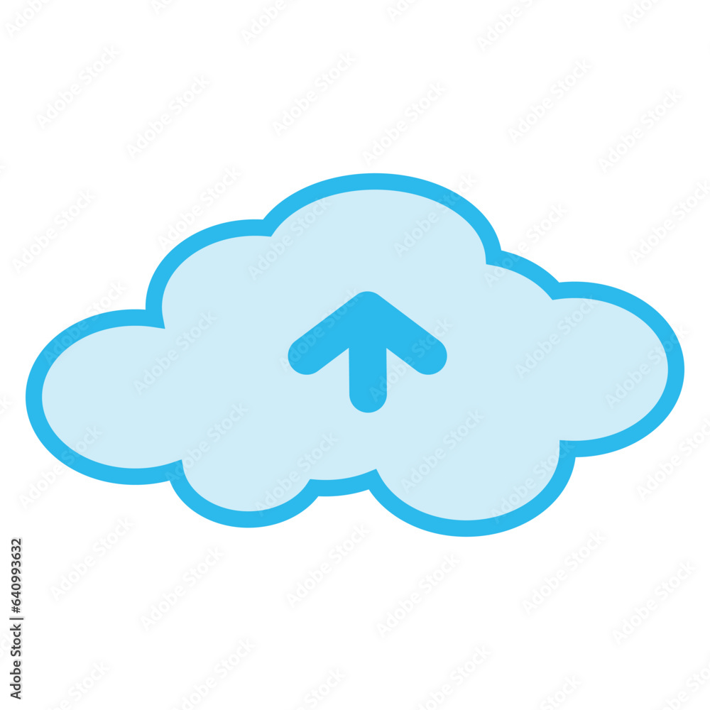 cloud computing concept illustration, cloud cloud computing concept illustration, cloud