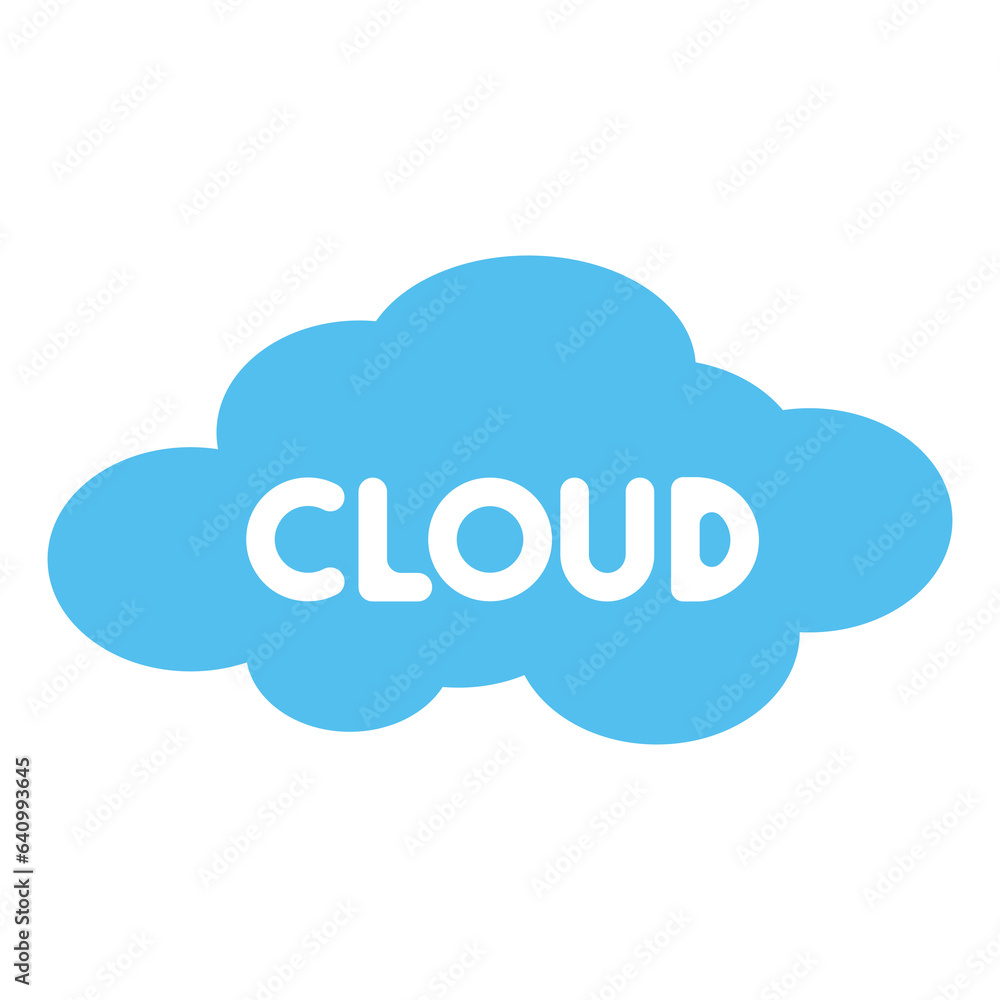 cloud computing concept illustration, cloud cloud computing concept illustration, cloud