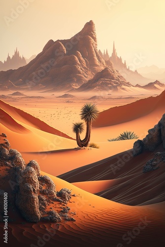 Vast and Serene Desert Landscape in Stunning High Definition  Perfect for Relaxation and Inspiration