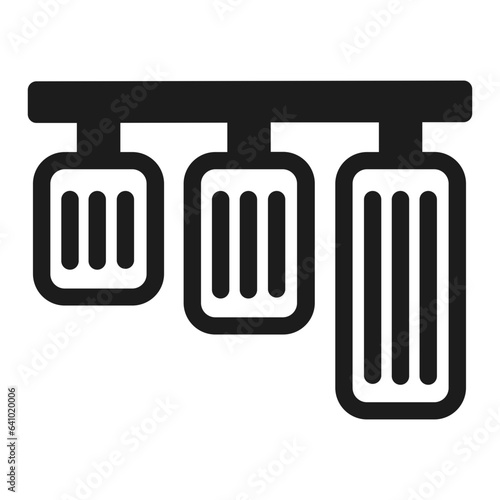 pedal car icon illustration