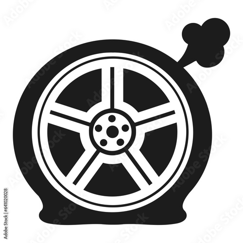 punctures icon illustration