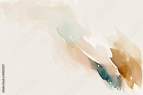 Abstract watercolor neutral background, Brush strokes art, splash watercolor artwork, Abstract background