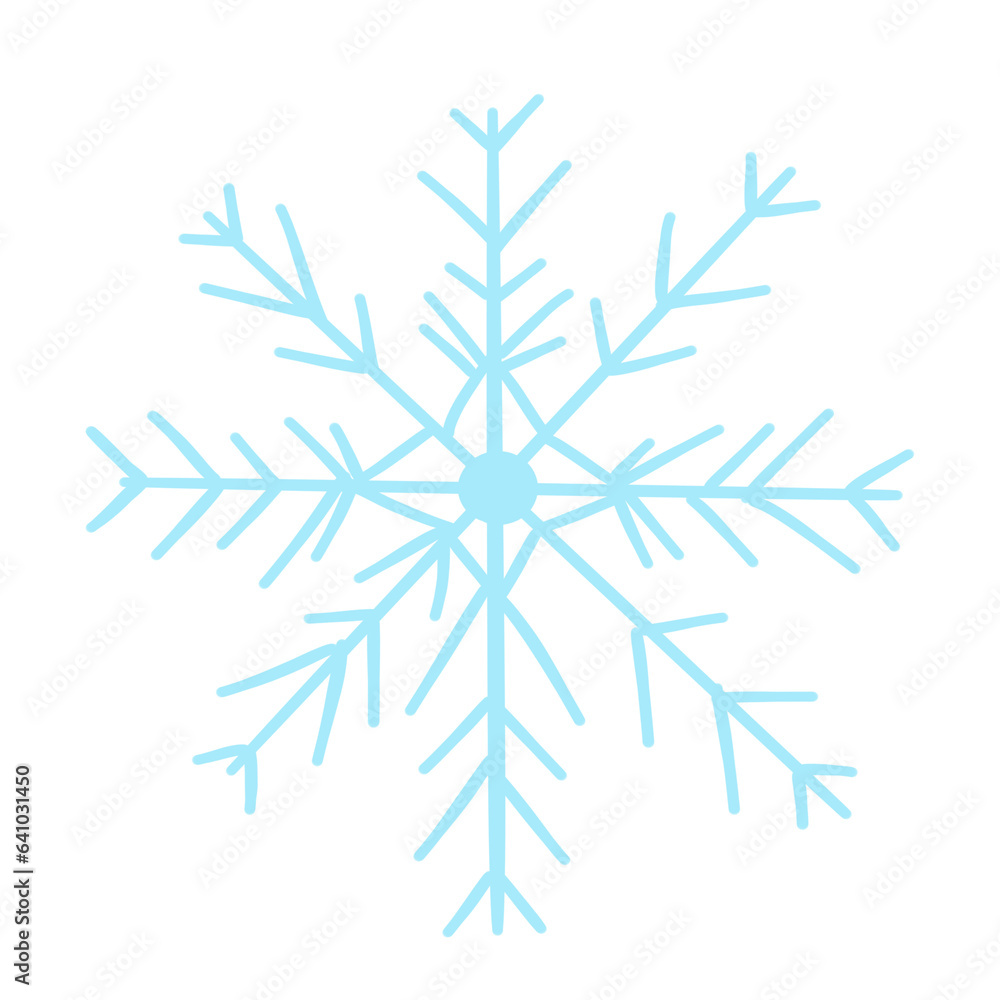 snowflakes on a white background snowflakes on a white background