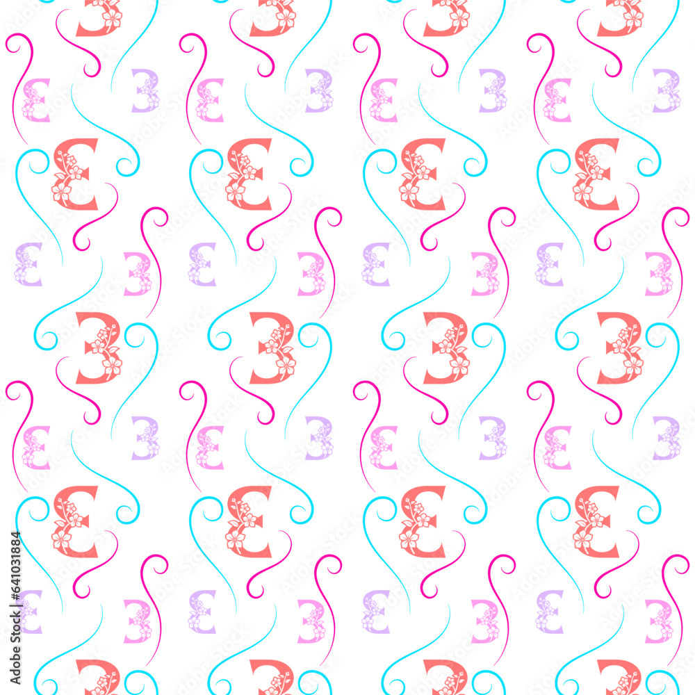 Seamless pattern numbers. numbering pattern. Seamless pattern numbers. numbering pattern.