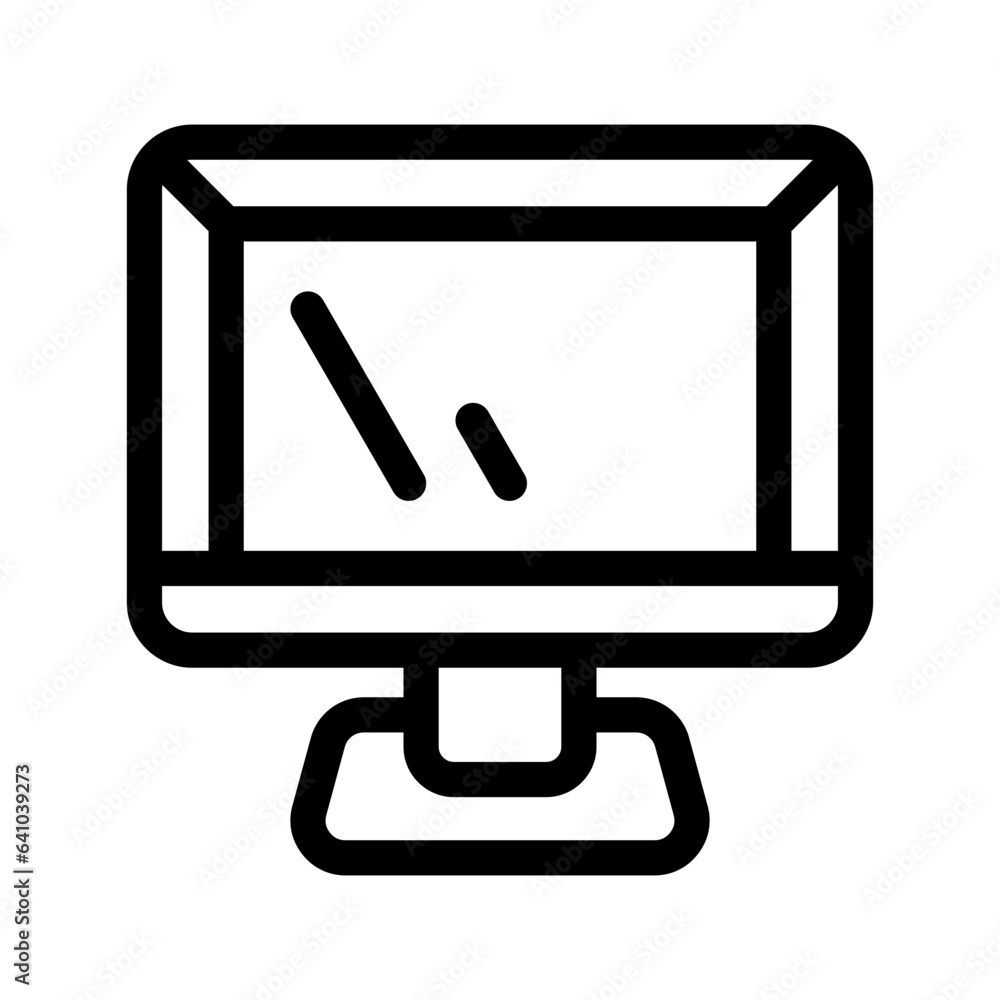 Computer Icon Vector Symbol Design Illustration Computer Icon Vector Symbol Design Illustration