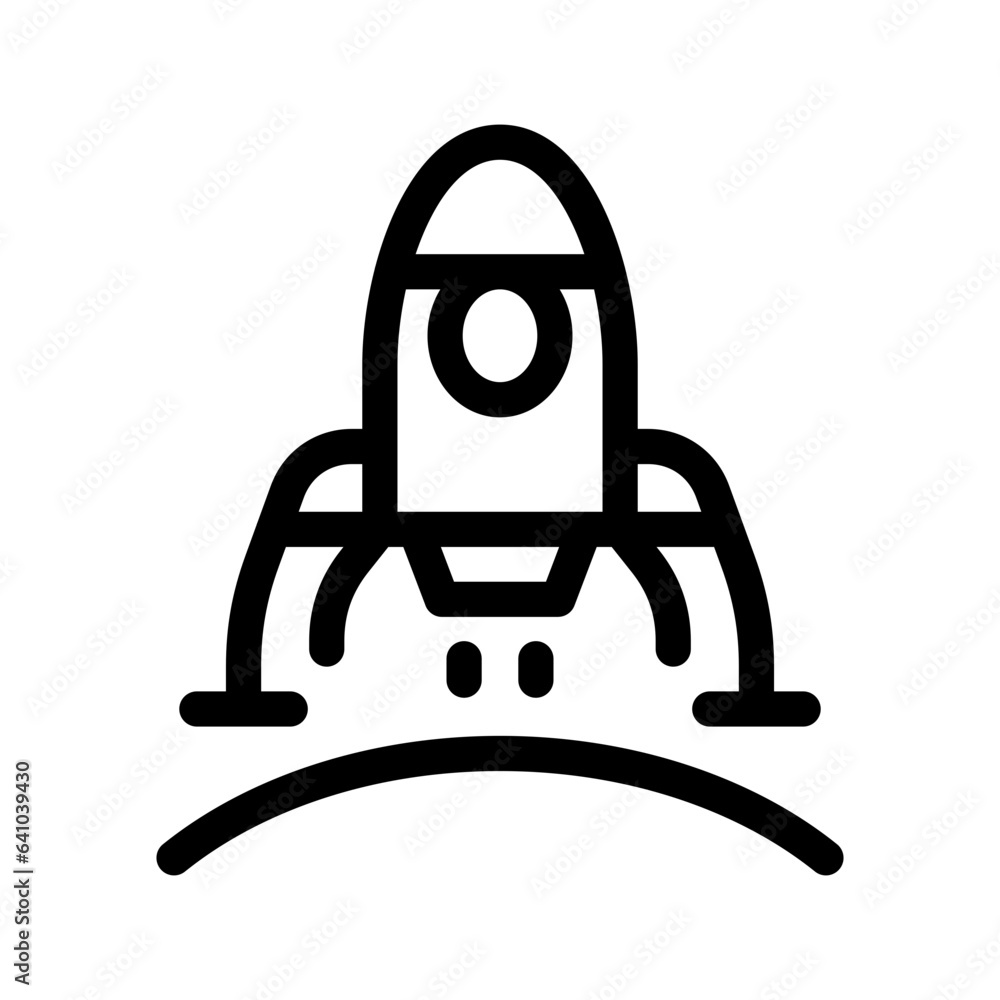 Space Lander Icon Vector Symbol Design Illustration Space Lander Icon Vector Symbol Design Illustration