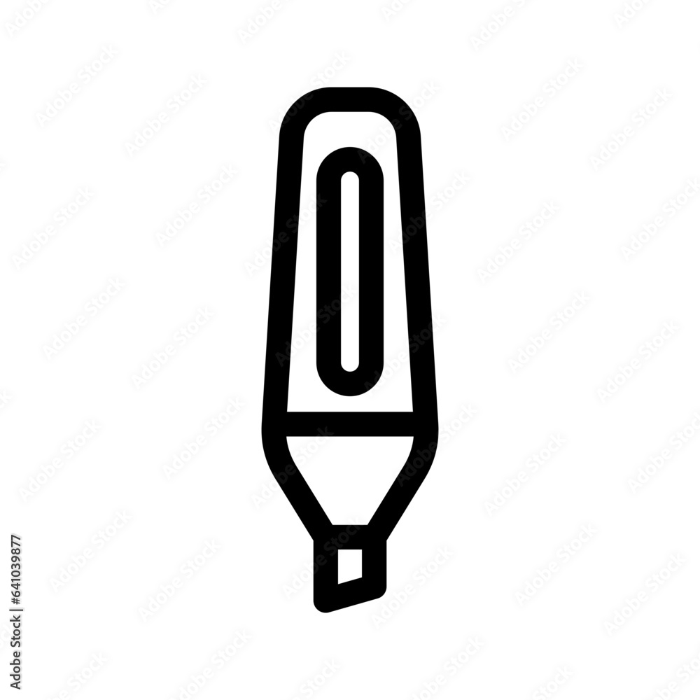 Highlighter Marker Icon Vector Symbol Design Illustration Highlighter Marker Icon Vector Symbol Design Illustration