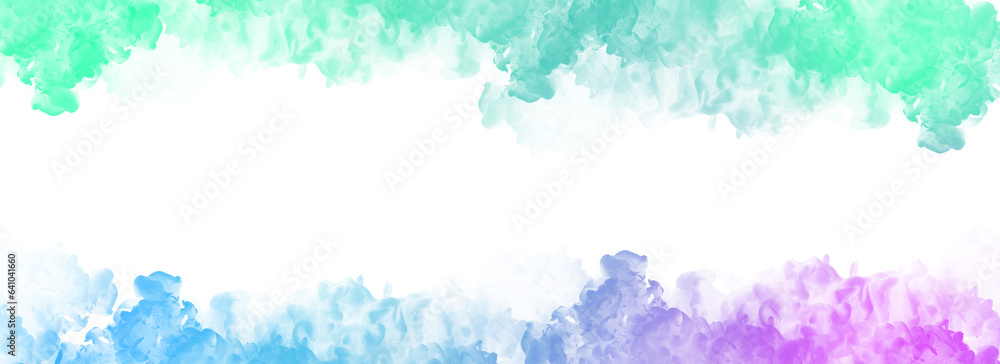 Obraz premium color smoke transparent background