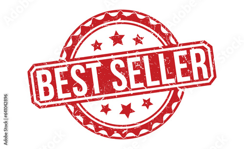 Best seller stamp red rubber stamp on white background. Best seller stamp sign. Best seller stamp.