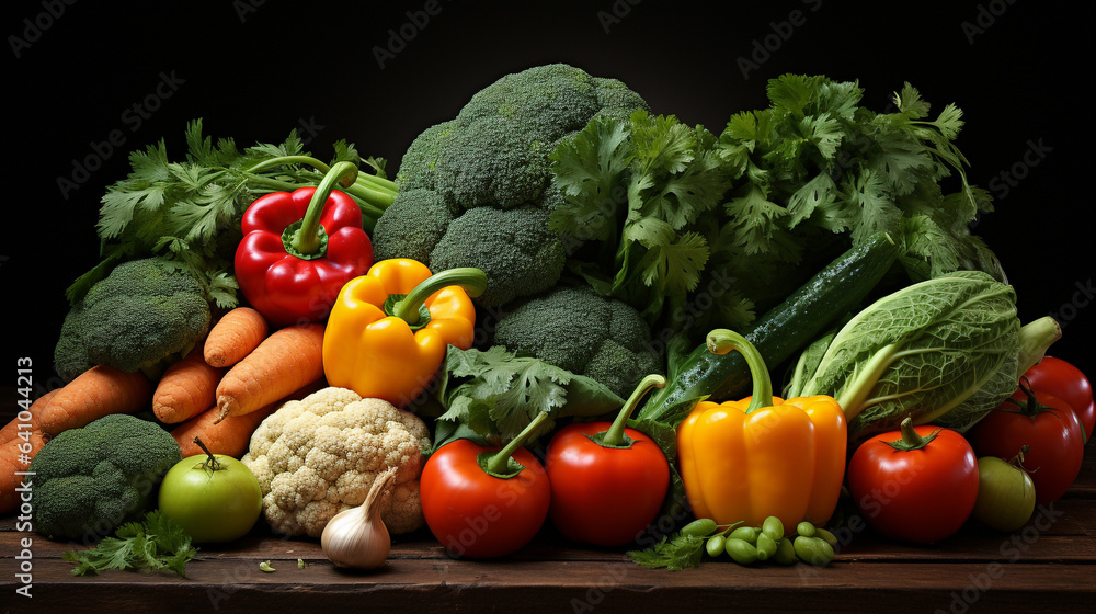 Background of various kinds of fresh vegetables Background of various kinds of fresh vegetables
