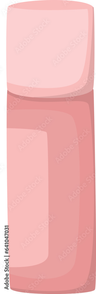 Retinol serum in a pink bottle illustration