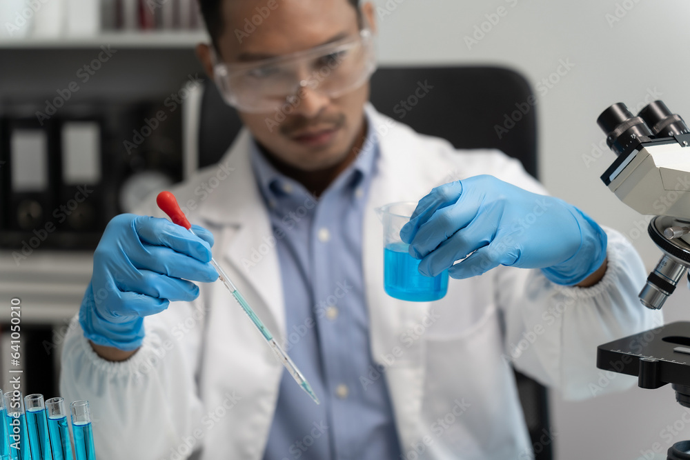 science testing substances biochemical research scientist working in a science lab Analyzing Test science testing substances biochemical research scientist working in a science lab Analyzing Test