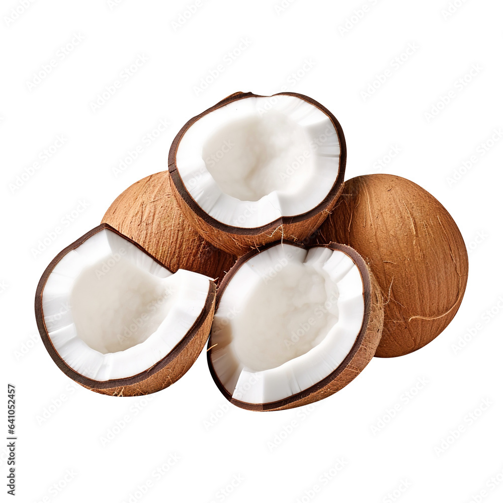 Coconut on a Transparent Background, png Coconut on a Transparent Background, png