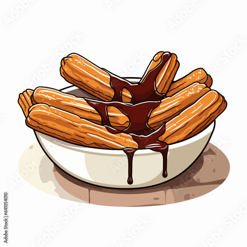 Portion of churros
