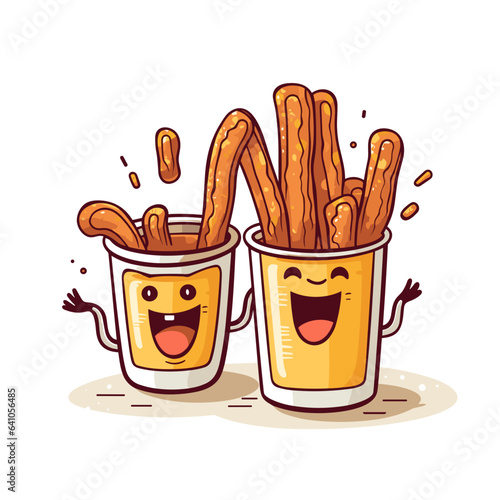 Portion of churros