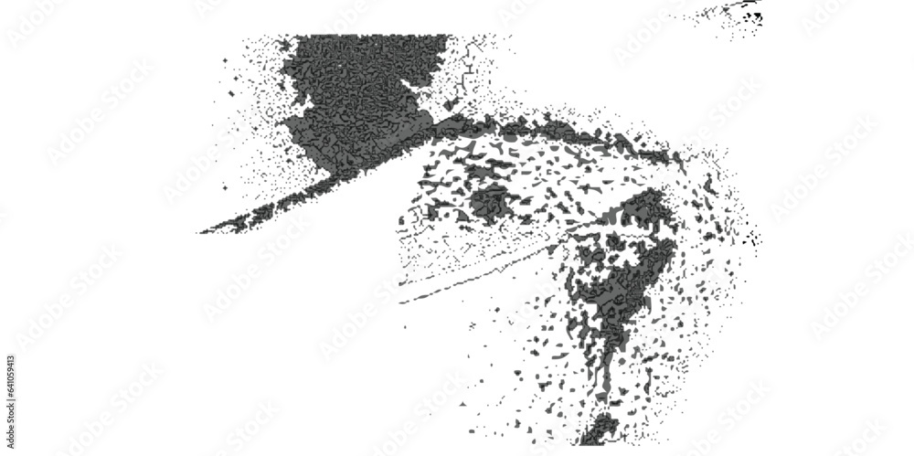 Obraz premium Grunge texture black and white background. Abstract monochrome pattern dust messy background. vintage dust grunge texture on isolated white background.