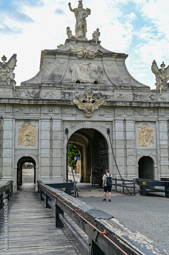 The 3rd Gate of the Fortress, Poarta a III-a a Cetății der Zitadelle Alba Carolina (Karlsburg) in Alba Iulia, Siebenbürgen, Rumänien photo