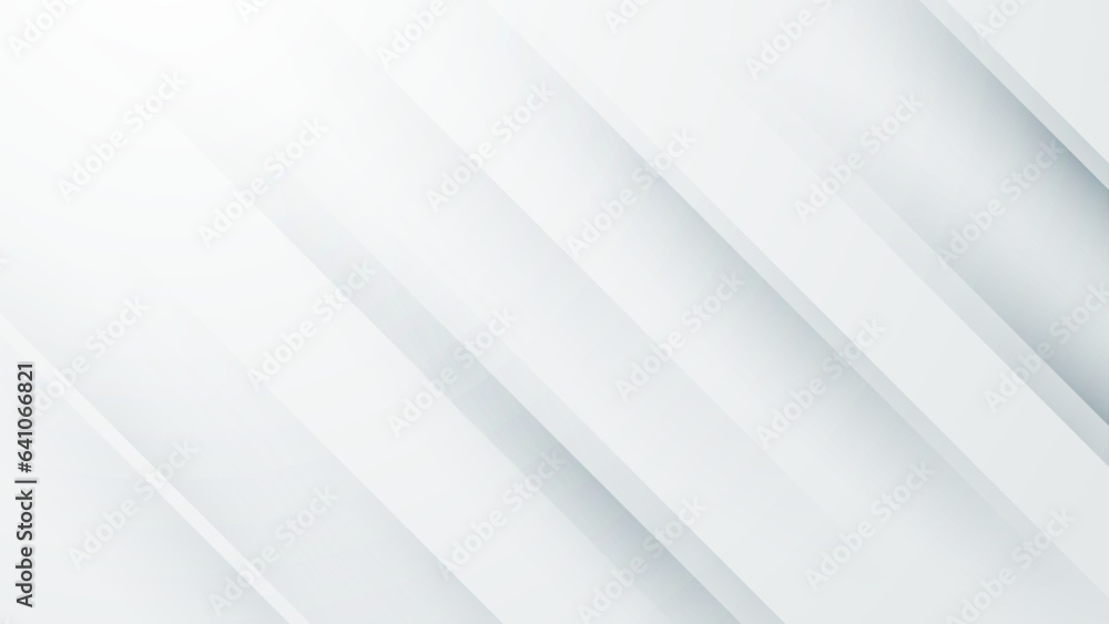 Minimal geometric white light background abstract design vector illustration