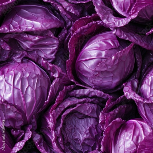 Red Cabbage as seamless tiles