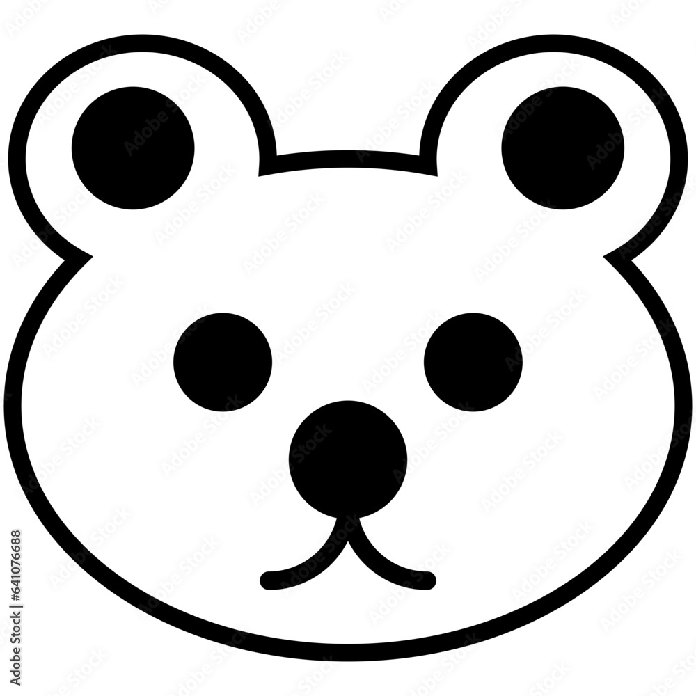 Fototapeta premium cartoon cute minimal