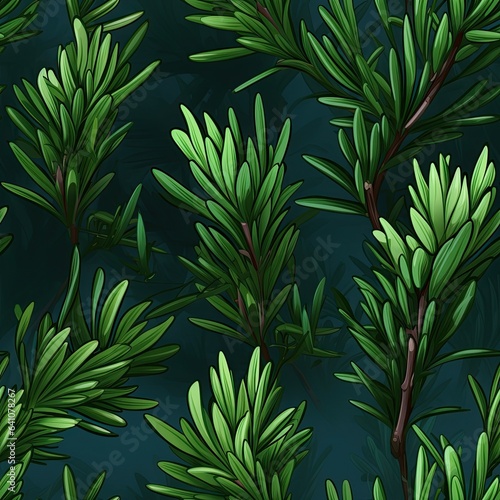 Rosemary as seamless tiles