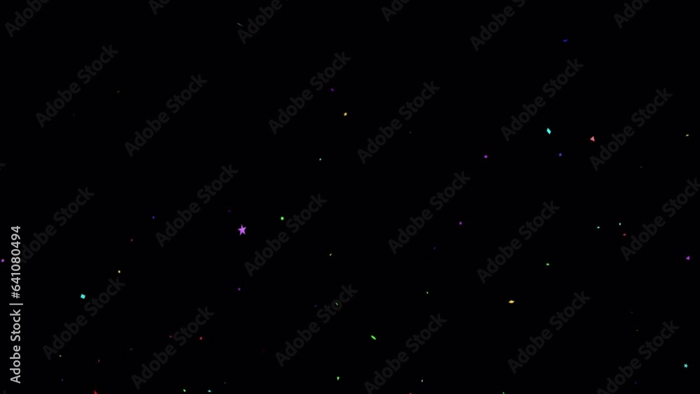 Confetti Colorful Burst with alpha channel. 3D rendering. Element footage is easy to use and adjust color place on footage or background. Confetti Colorful Burst with alpha channel. 3D rendering. Element footage is easy to use and adjust color place on footage or background.