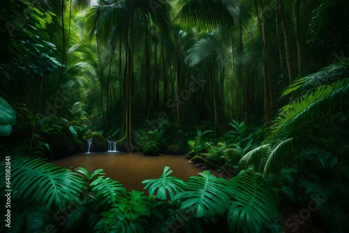 tropical forest in the night © SAJAWAL JUTT