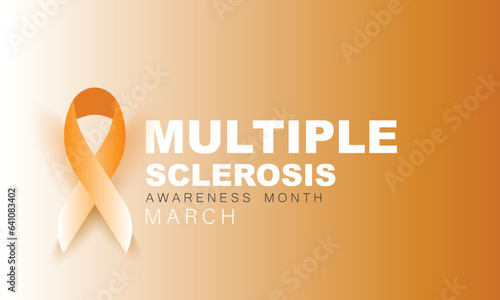 Multiple Sclerosis awareness month. background, banner, card, poster, template. Vector illustration.