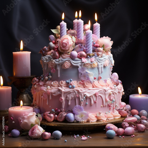 Sweet Celebration A Pastel Fancy Cake