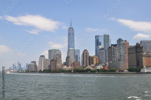 View from Battery Park in New York