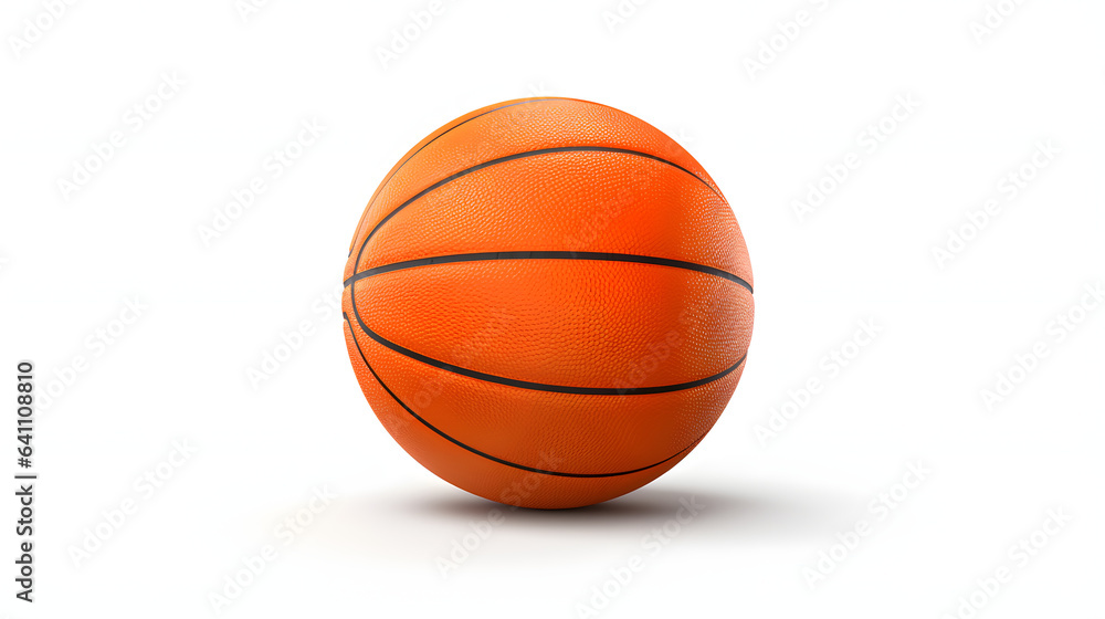 Basketball ball isolated on white background
