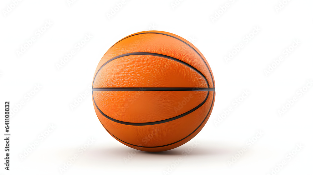 Basketball ball isolated on white background
