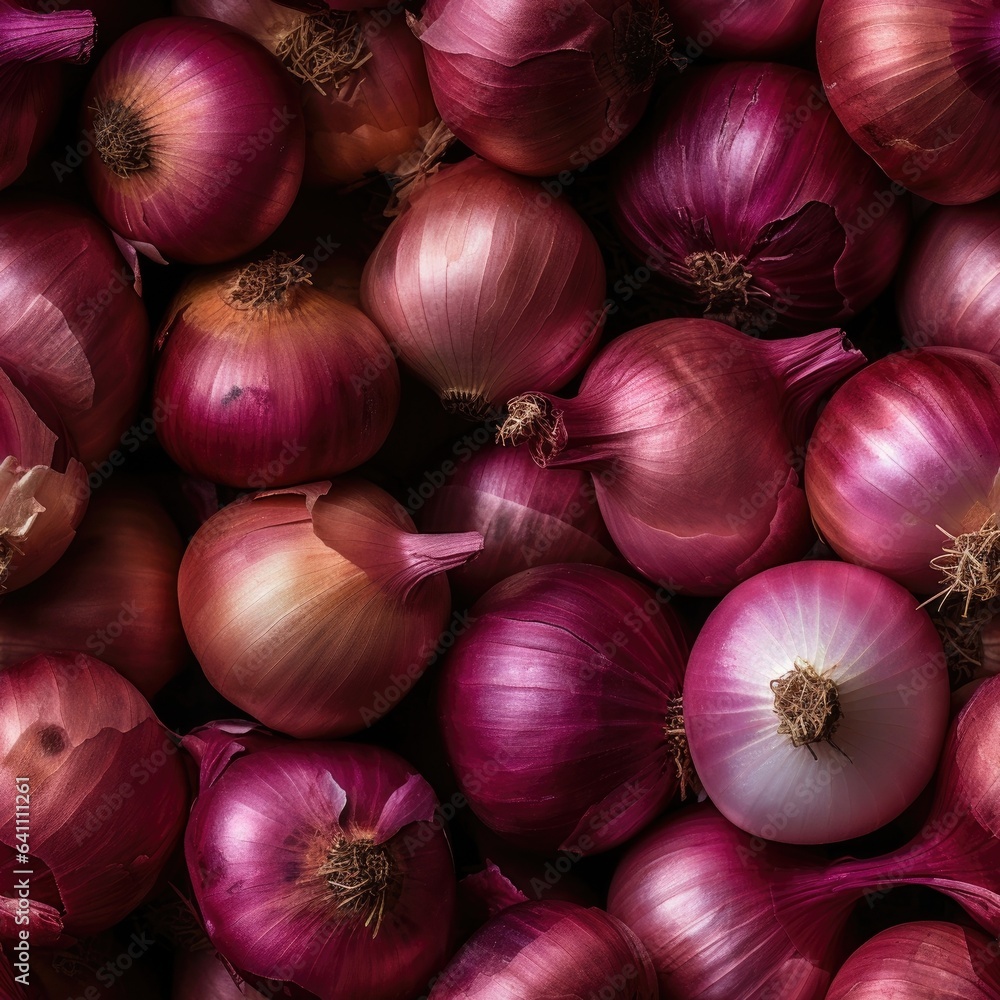 Onions as seamless tiles