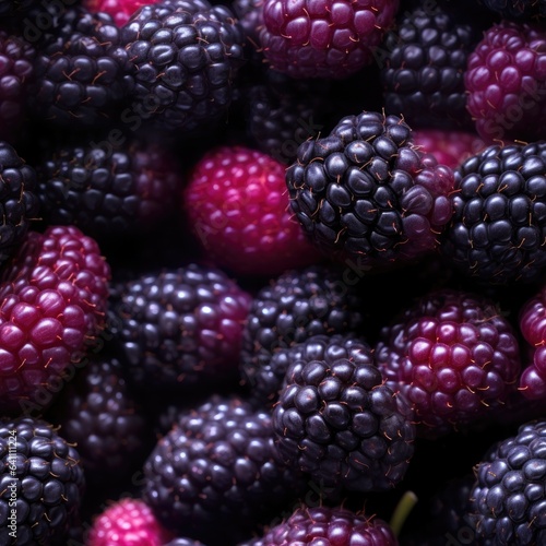 Boysenberries as seamless tiles